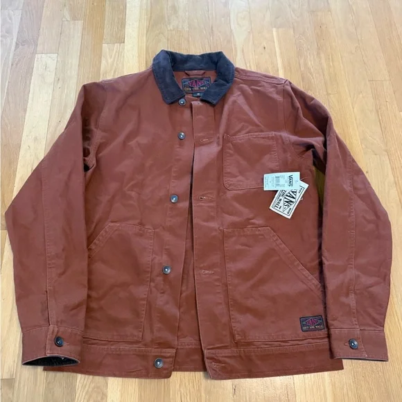 Vintage NWT Rare Vans  Drill Chore Canvas Jacket in the Tortoise Shell Men's M - Picture 5 of 9